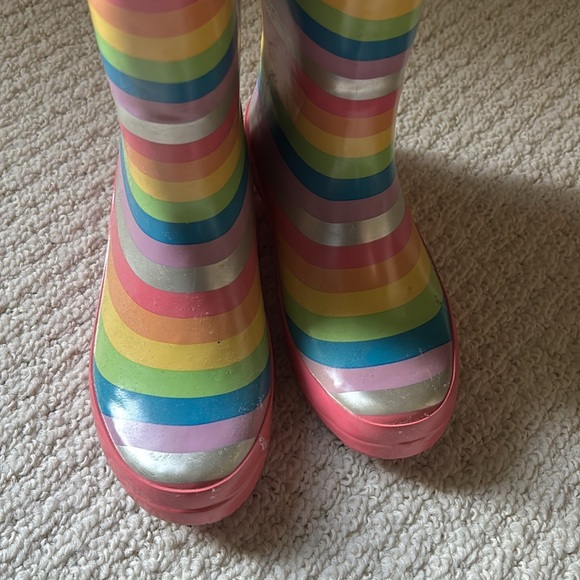 Boots rain girls new sizes 7-8M, 9-10M, 11-12M, 13-1M or  2-3 new Wonder Nation - Picture 5 of 6